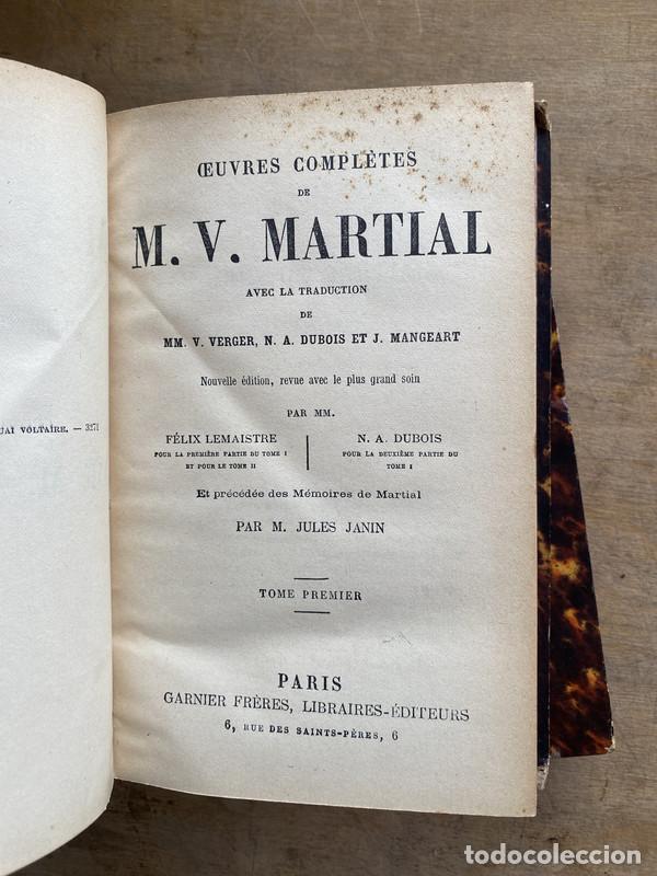 Libros de segunda mano: Oeuvres completes - Martial M. V. - Foto 2
