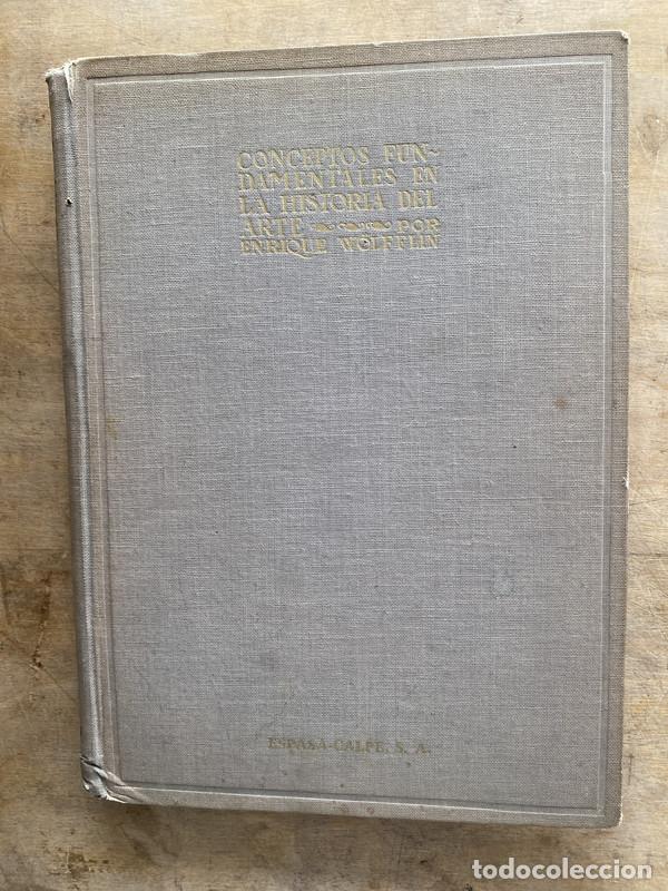 Livros em segunda m&atilde;o: Conceptos fundamentales en la historia del arte - Wolfflin Enrique