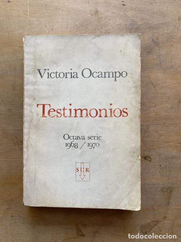 Libri di seconda mano: Testimonios - Ocampo Victoria