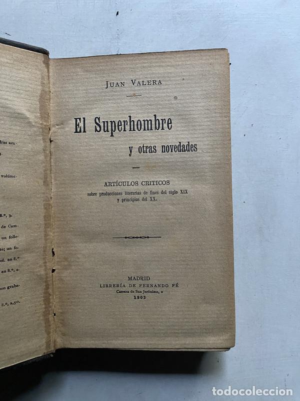 Livros em segunda m&atilde;o: El Superhombre y otras novedades - Valera Juan