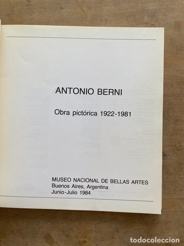 Libros de segunda mano: Antonio Berni - Berni Antonio