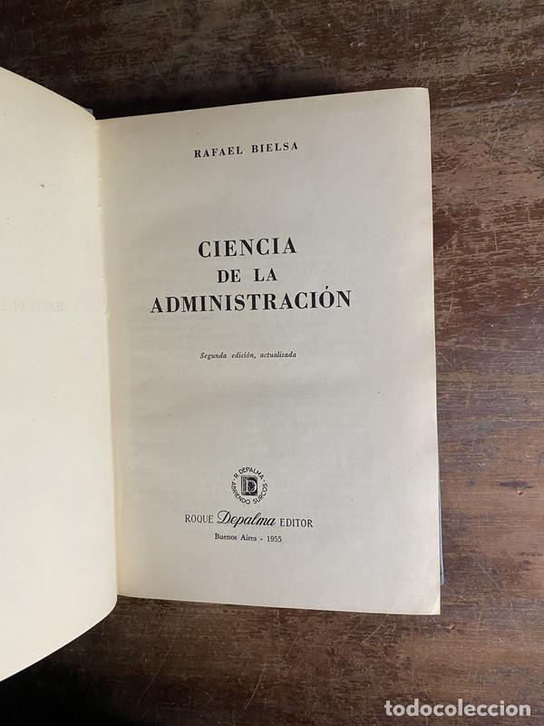 Libros de segunda mano: Ciencia de la Administracion - Bielsa Rafael