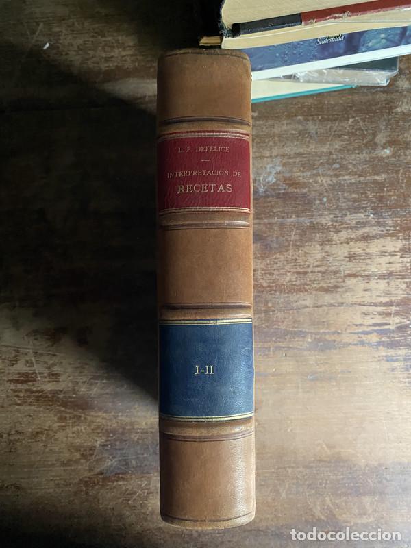 Libros de segunda mano: Interpretacion de Recetas - Defelice L. F.