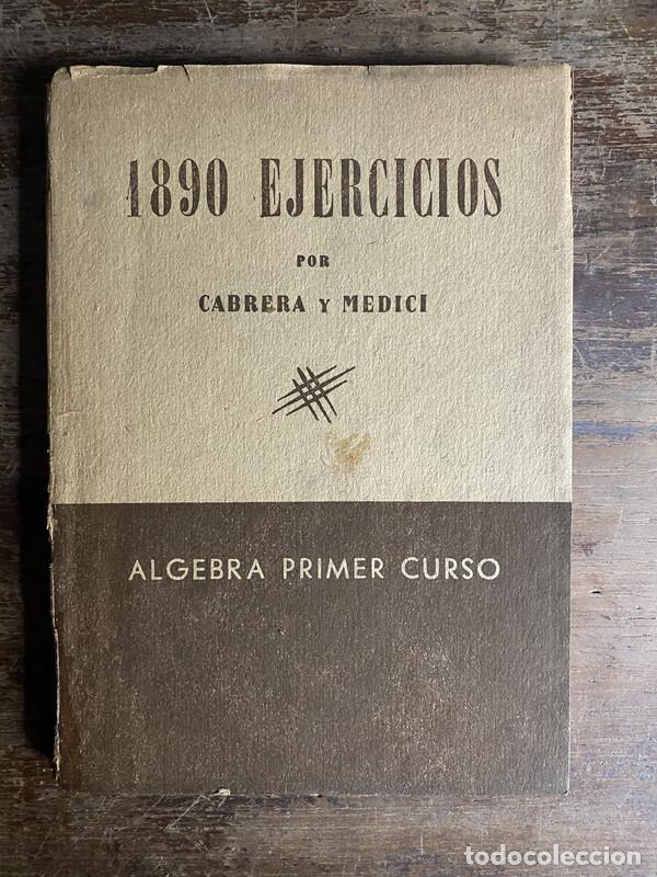 Libros de segunda mano: 1890 Ejercicios - Cabrera y Medici