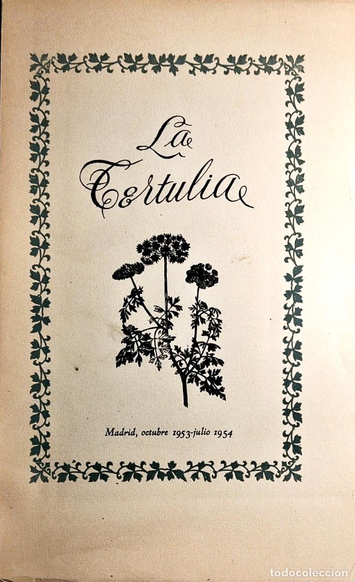 Libros de segunda mano: LA TERTULIA LITERARIA HISPANO-AMERICANA, 4-5-6, OCTUBRE 1953-JULIO 1954