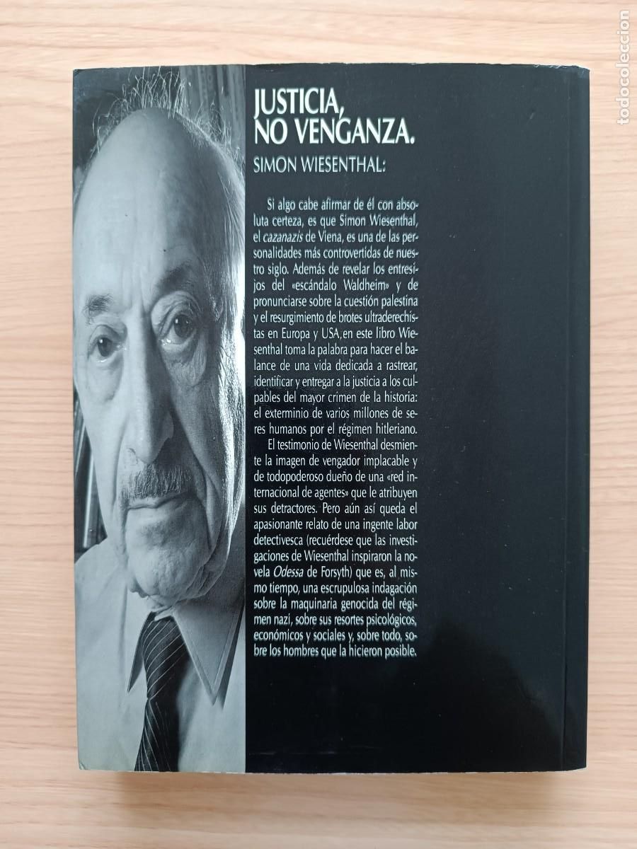 Libros de segunda mano: Justicia, no venganza - Simon Wiesenthal - Foto 2