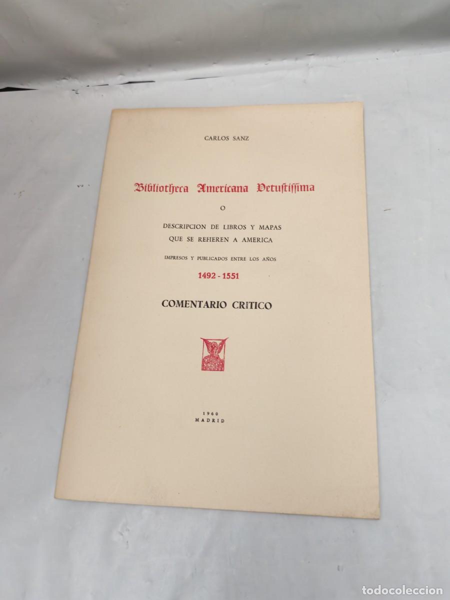 Livres d'occasion: Bibliograf&iacute;a americana vetustissima o descripci&oacute;n de libros y mapas de Am&eacute;rica