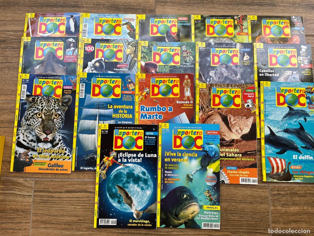 Libros de segunda mano: 17 REVISTA INFANTIL REPORTERO DOC - LA REVISTA QUE TE DESCUBRE EL MUNDO