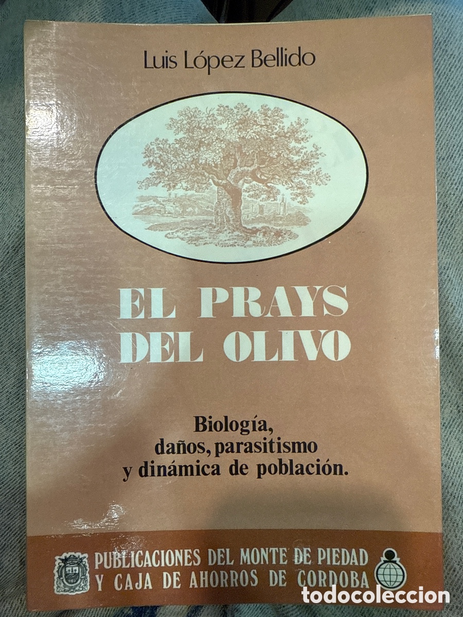 Gebrauchte B&uuml;cher: L&Oacute;PEZ BELLIDO, Luis El prays del olivo: Biolog&iacute;a, da&ntilde;os, parasitismo y din&aacute;mica de poblaci&oacute;n