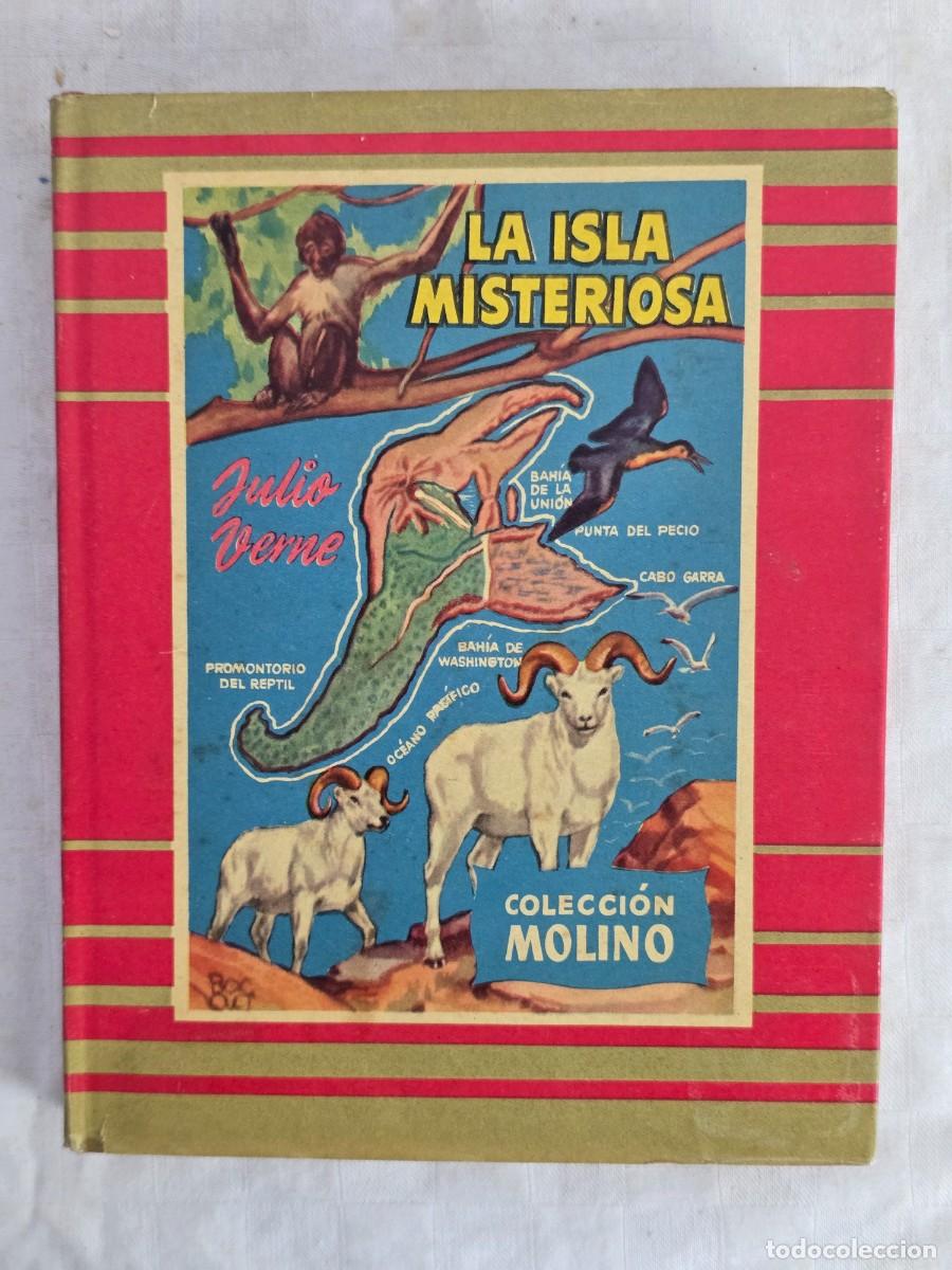 Libros de segunda mano: La Isla Misteriosa - Por Julio Verne. Editorial Molino, 1954.