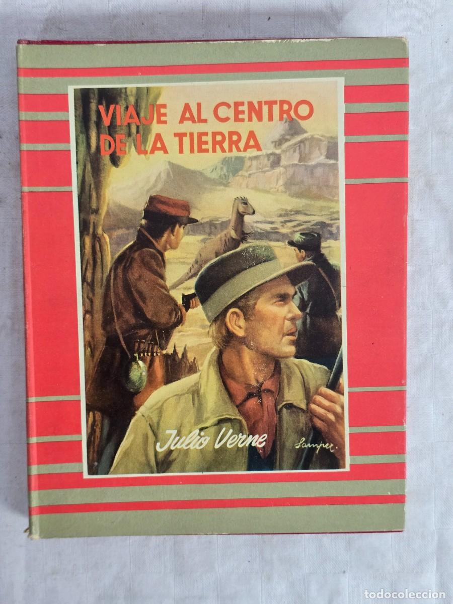Libros de segunda mano: Viaje Al Centro De La Tierra - Por Julio Verne. Editorial Molino, 1957.