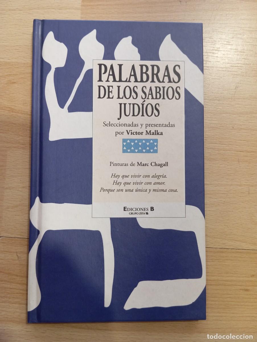 Libros de segunda mano: 'Palabras de los sabios jud&iacute;os'. Victor Malka.
