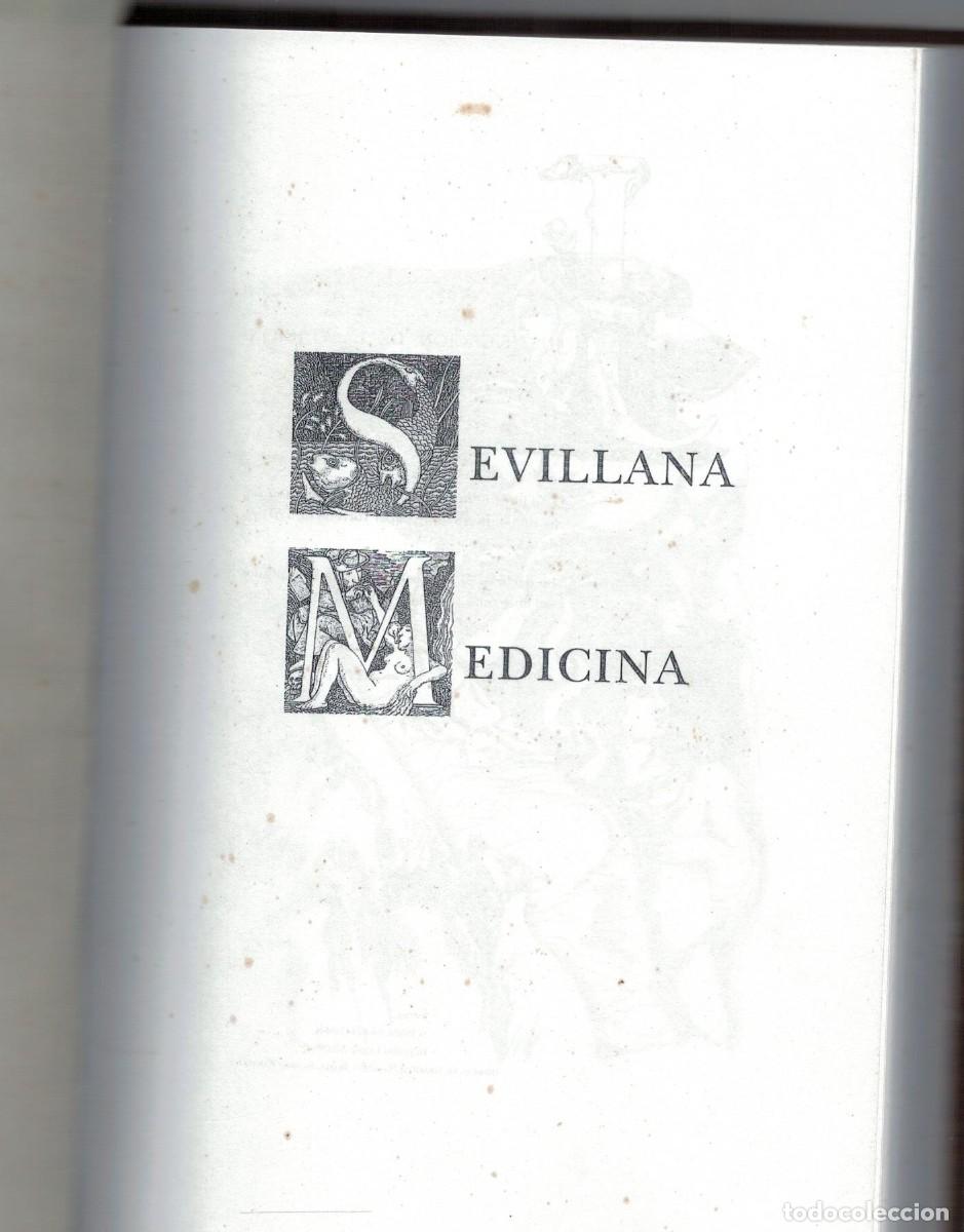 Libros de segunda mano: SEVILLANA MEDICINA. DE AVI&Ntilde;ON, JUAN. FACSI-182
