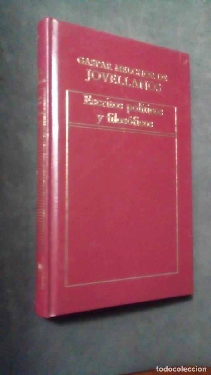 Libros de segunda mano: Escritos pol&iacute;ticos y filos&oacute;ficos -Gaspar Melchor de Jovellanos -COMO NUEVO-TAPA DURA