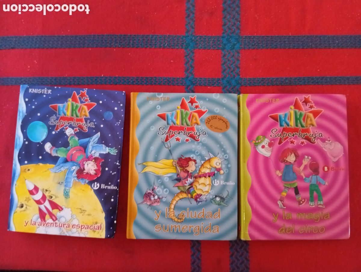 Libros de segunda mano: LOTE 3 LIBROS KIKA SUPERBRUJA NUMEROS 6-8 Y 18, ESTADOS BUENOS