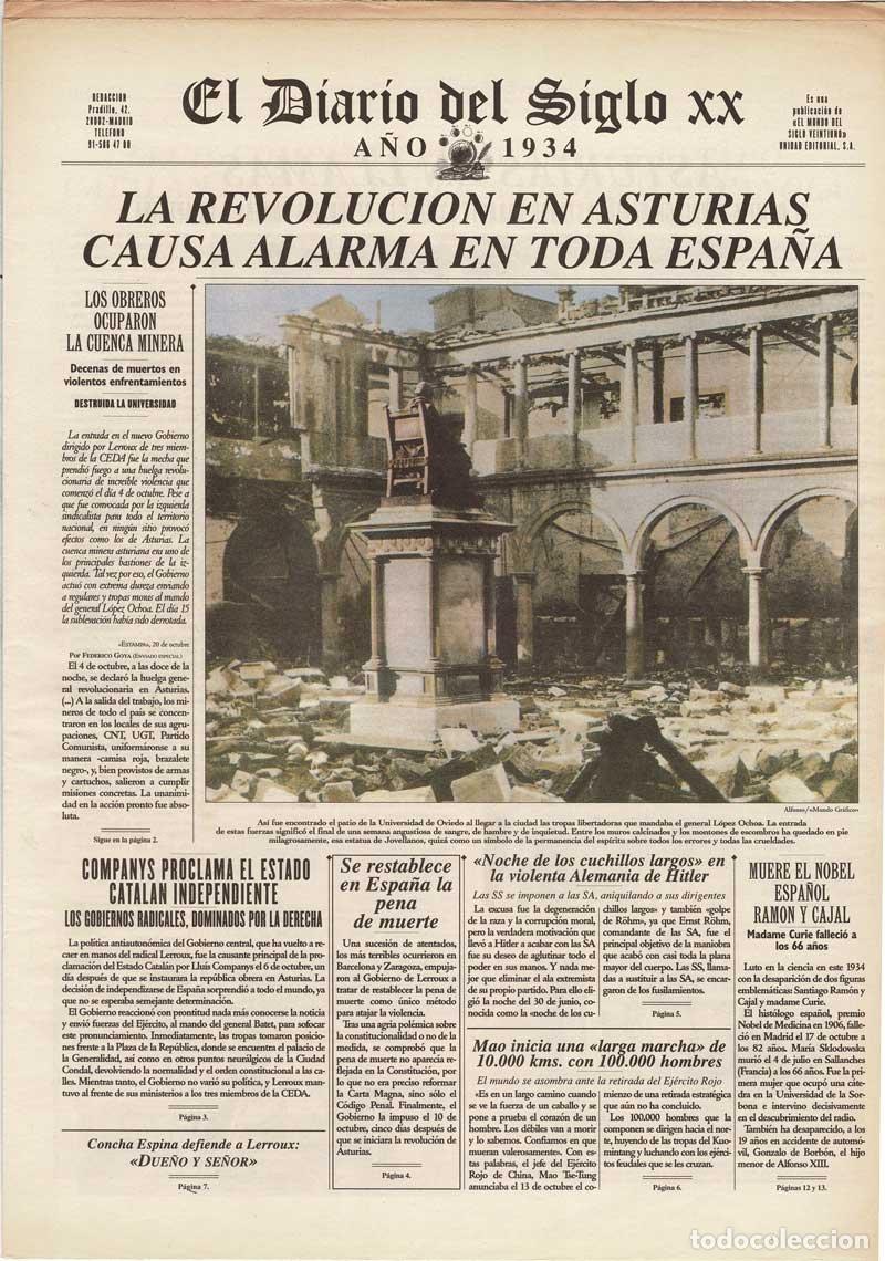 Libros de segunda mano: El Diario del Siglo XX. A&ntilde;o 1934