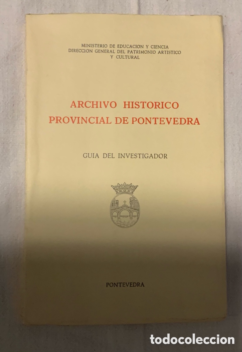 Libros de segunda mano: Archivo Hist&oacute;rico Provincial de Pontevedra. Gu&iacute;a del investigador