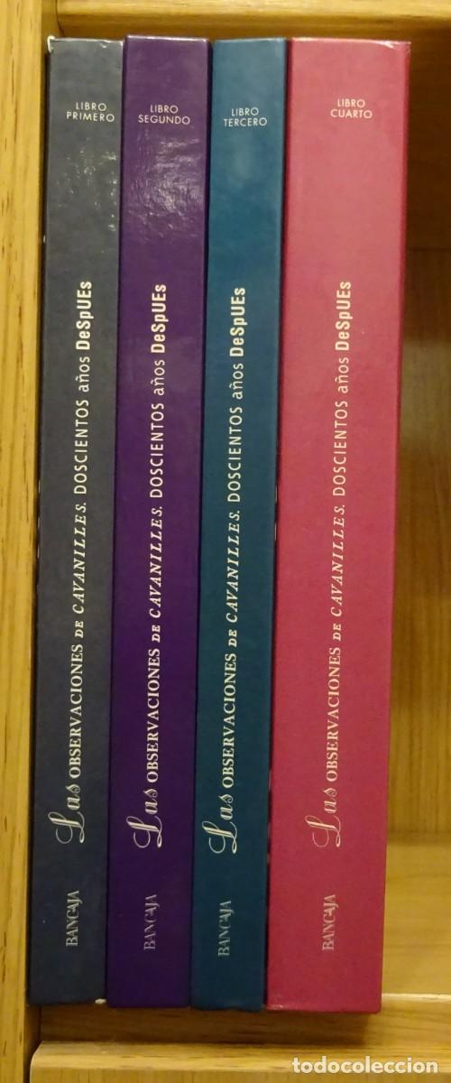 Libros de segunda mano: LAS OBSERVACIONES DE CAVANILLES. DOSCIENTOS A&Ntilde;OS DESPU&Eacute;S. 4 TOMOS. EDITA BANCAJA