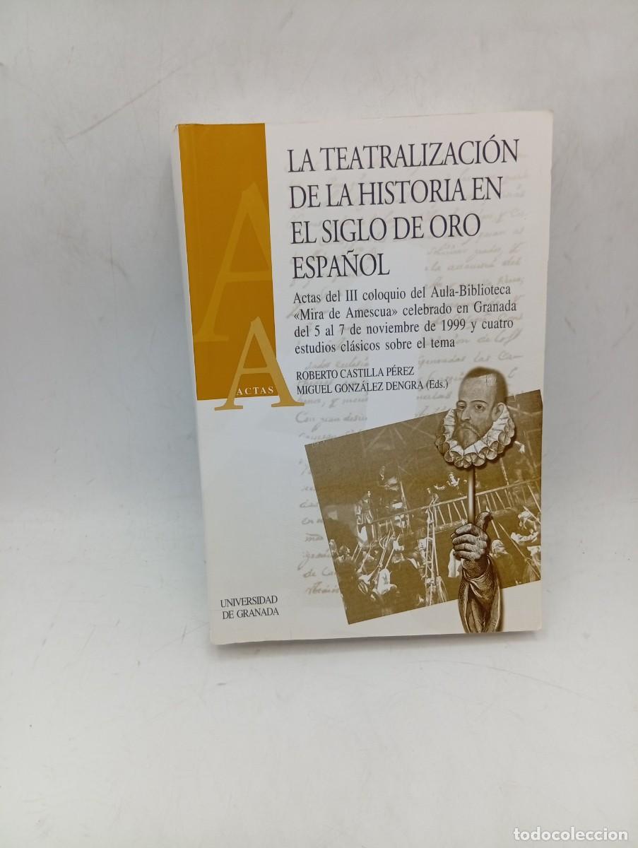 Libros de segunda mano: LA TEATRALIZACION DE LA HISTORIA EN EL SIGLO DE ORO ESPA&Ntilde;OL. ROBERTO CASTILLA. 2001. PAGS : 687.