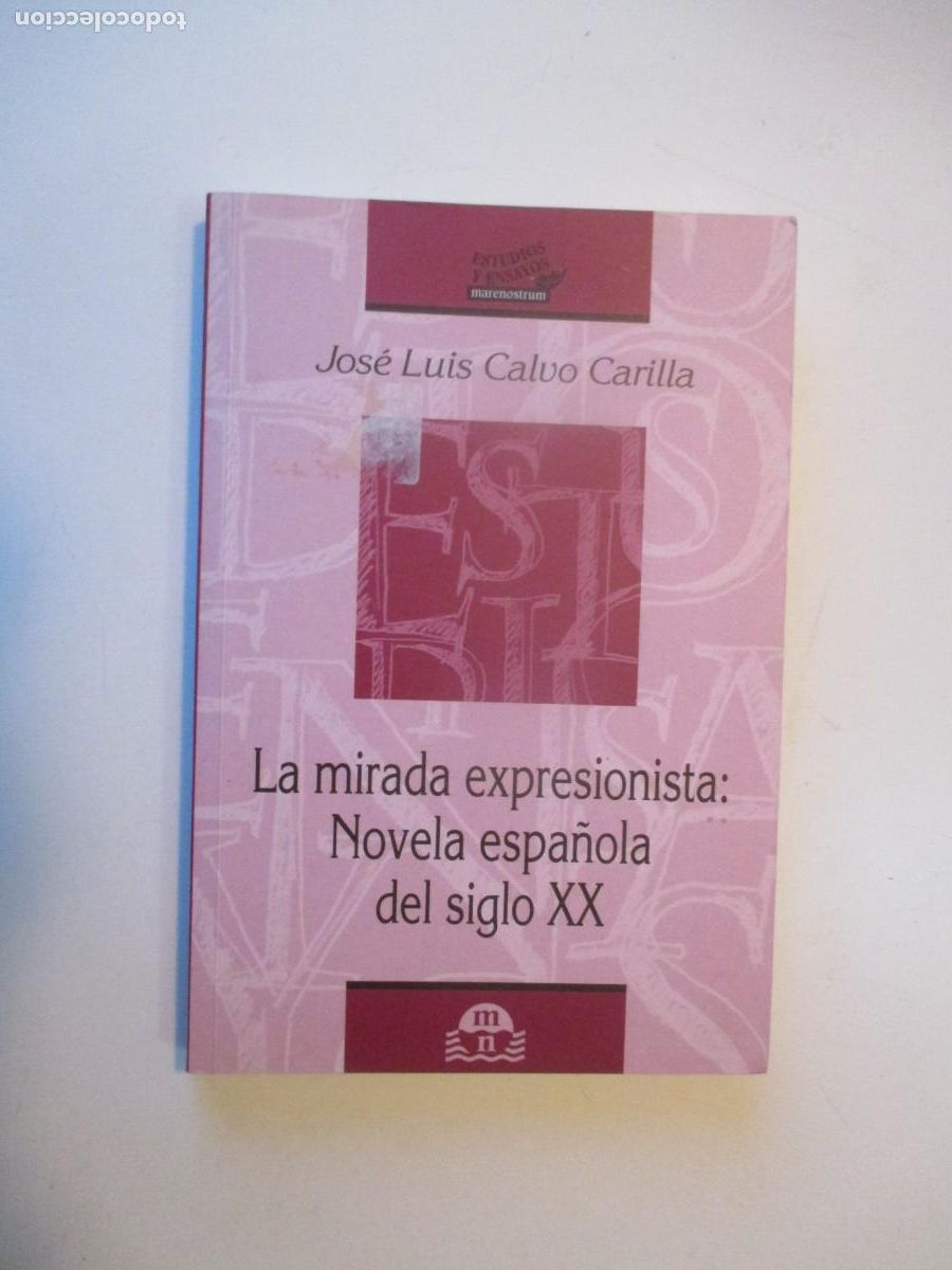 Libros de segunda mano: JOS&Eacute; LUIS CALVO CARILLA La mirada expresionista: Novela espa&ntilde;ola del siglo XX W39803