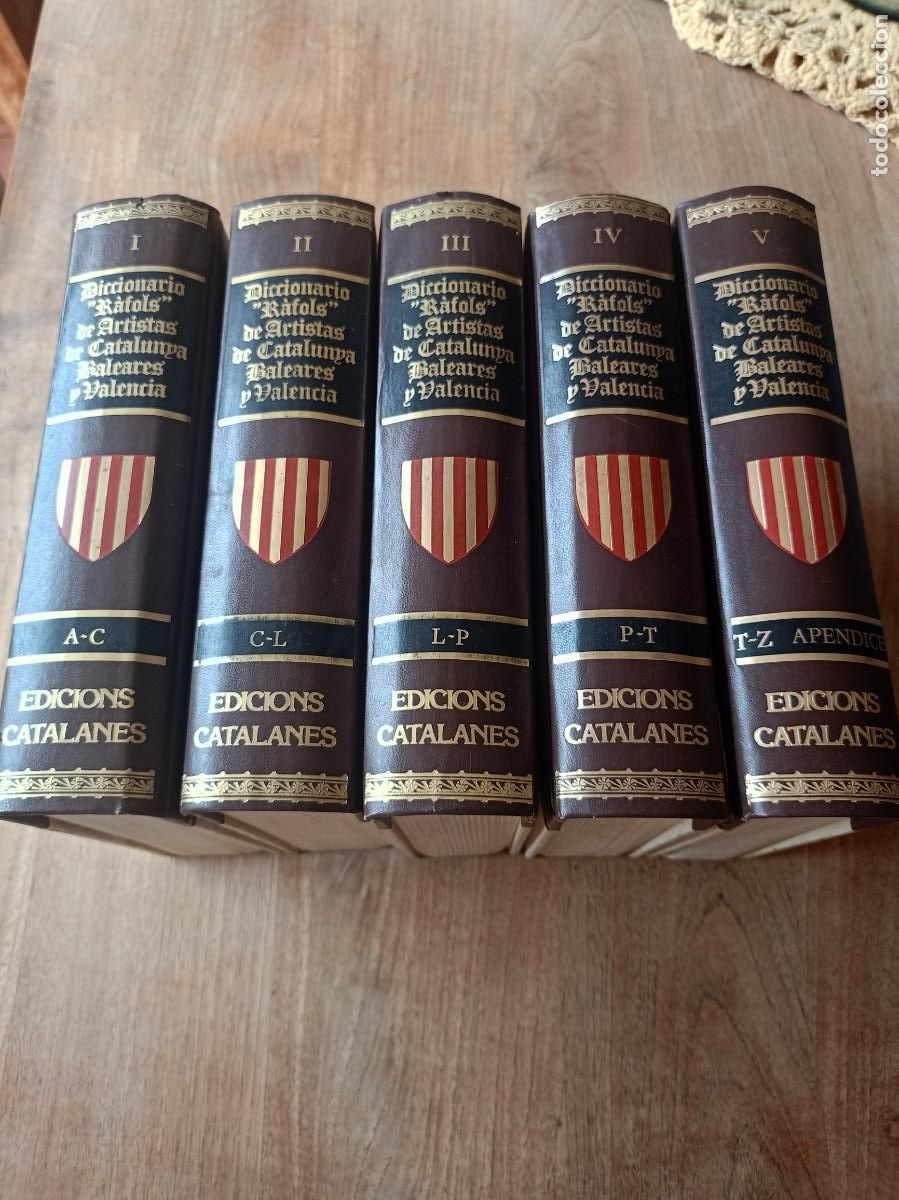 Libros de segunda mano: DICCIONARIO R&Agrave;FOLS DE ARTISTAS DE CATALUNYA, BALEARES Y VALENCIA. COMPLETO.