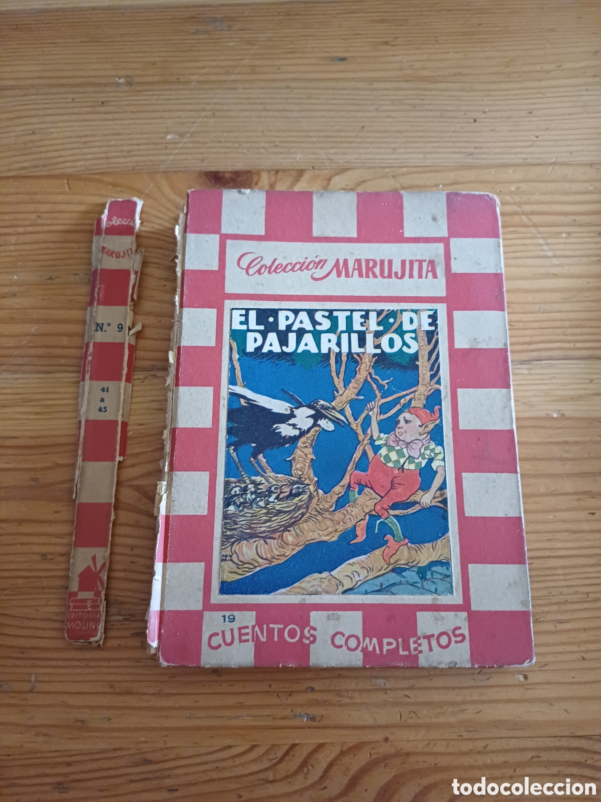 Libros de segunda mano: El pastel de pajarillos El perriti del arca de Noe La rana saltadora Donde estaba bebe? Col Marujita