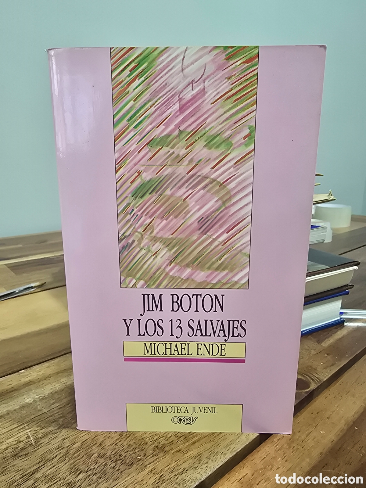 Libros de segunda mano: JIM BOTON Y LOS 13 SALVAJES Michael Ende ORBIS 1988 JUVENIL
