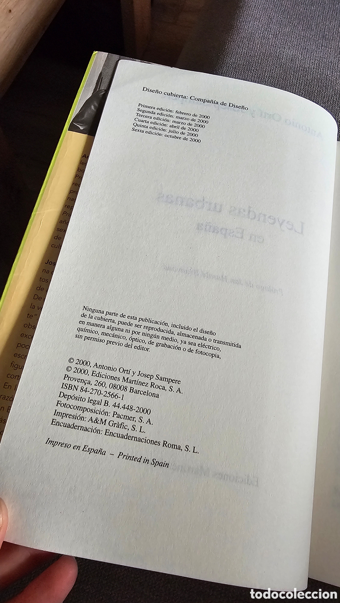 Libros de segunda mano: Libro Leyendas urbanas en Espa&ntilde;a - Foto 5