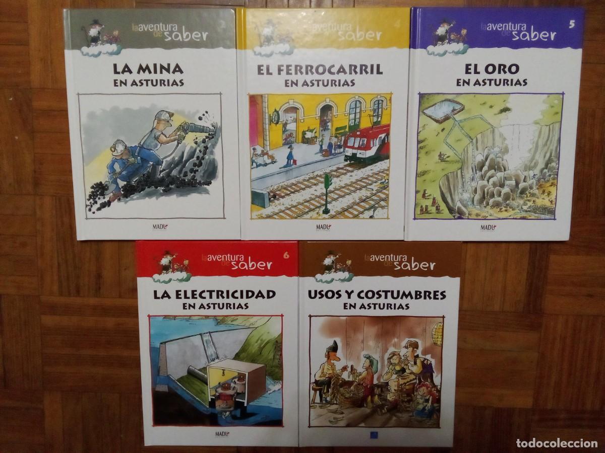 Libros de segunda mano: LA AVENTURA DE SABER, EDICIONES MADU, ASTURIAS MINA FERROCARRIL ORO ELECTRICIDAD USOS Y COSTUMBRES