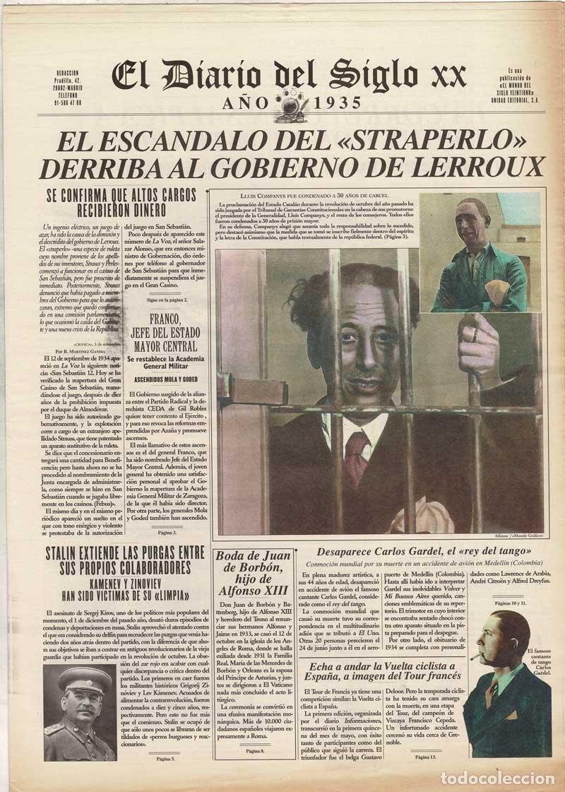 Libros de segunda mano: El Diario del Siglo XX. A&ntilde;o 1935