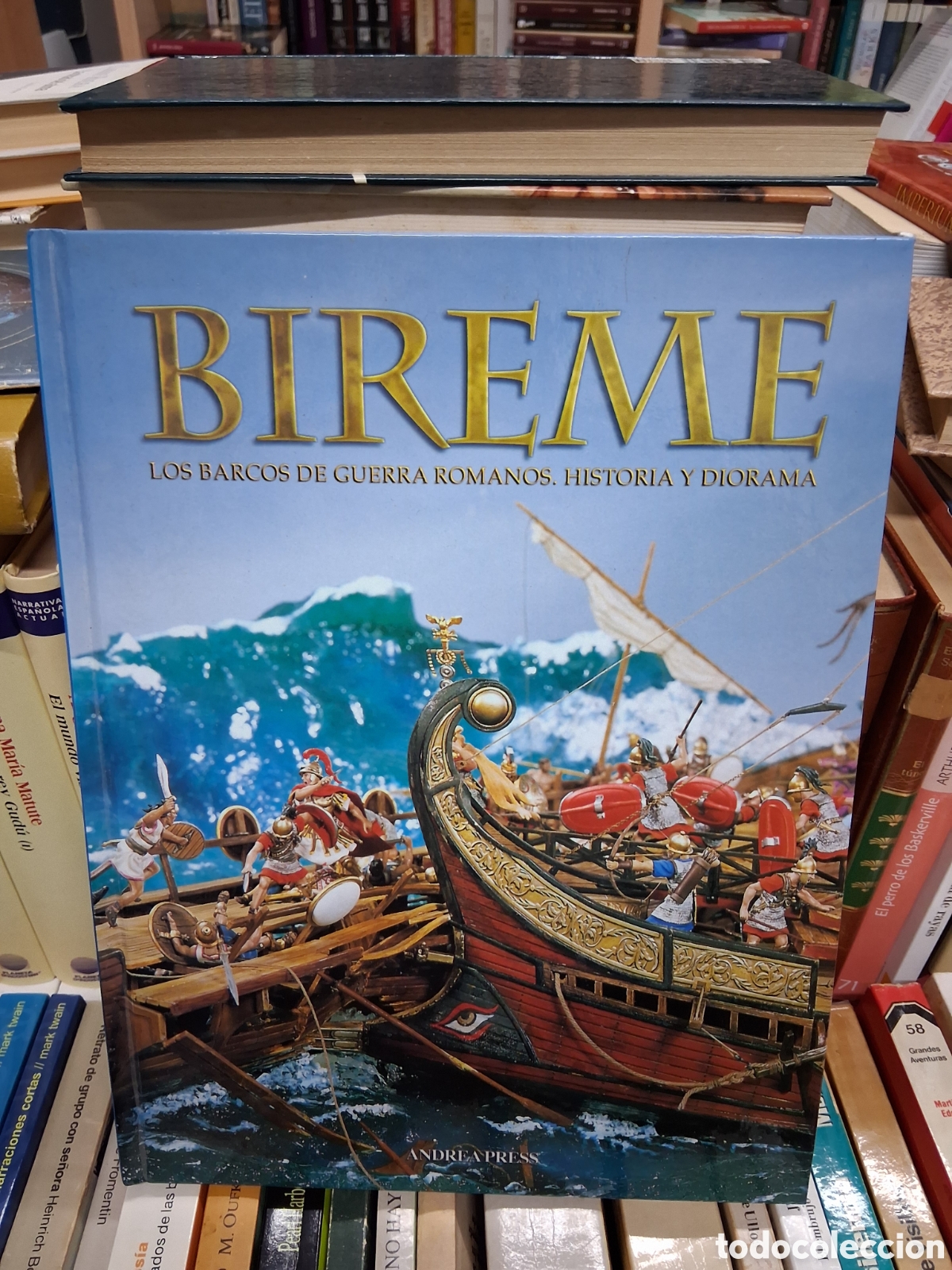 Libros de segunda mano: Bireme. Los barcos de guerra romanos, historia y diorama - Andrea Press