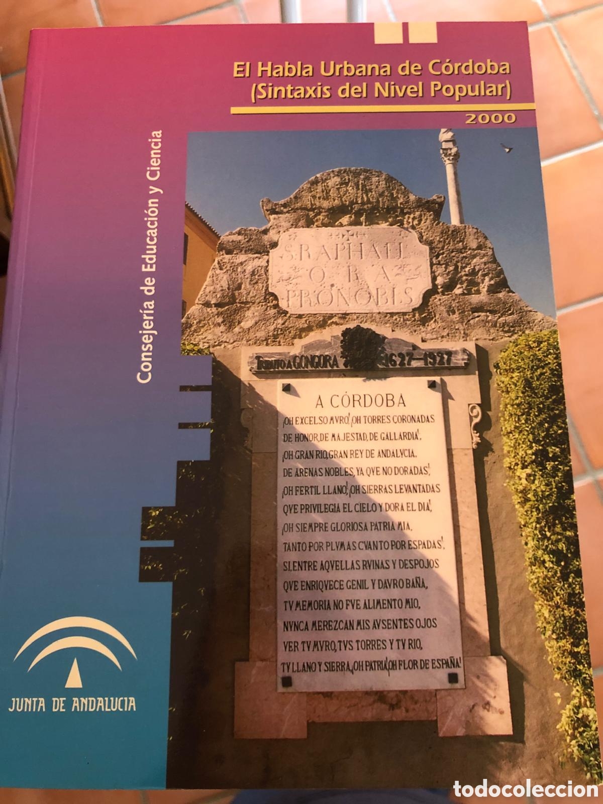 Libros de segunda mano: Habla Urbana de C&oacute;rdoba (Sintaxis del Nivel Popular)