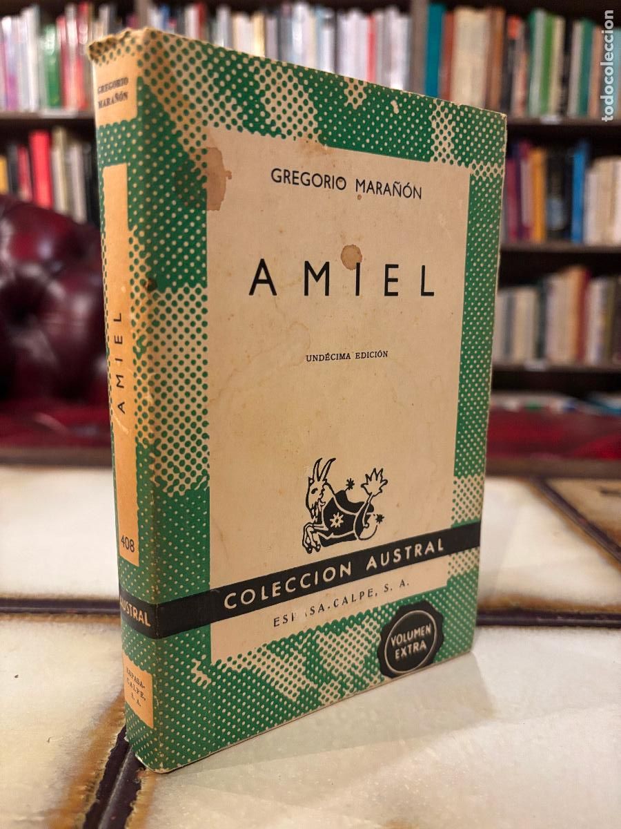 Libros de segunda mano: Amiel. Gregorio Mara&ntilde;&oacute;n. PEDIDO M&Iacute;NIMO 5&euro;
