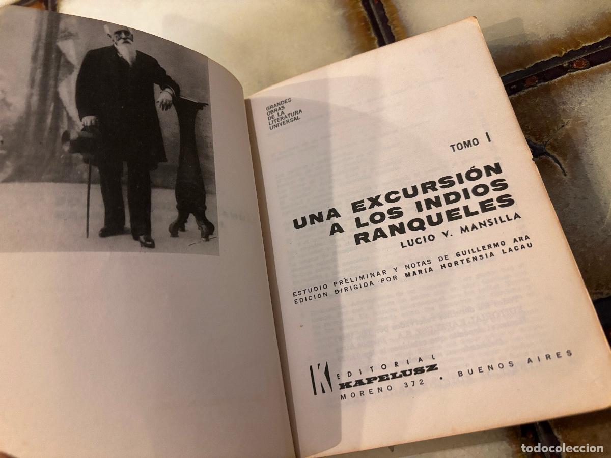 Libros de segunda mano: Una excursi&oacute;n a los indios ranqueles 1. Lucio V. Mansilla. - Foto 3