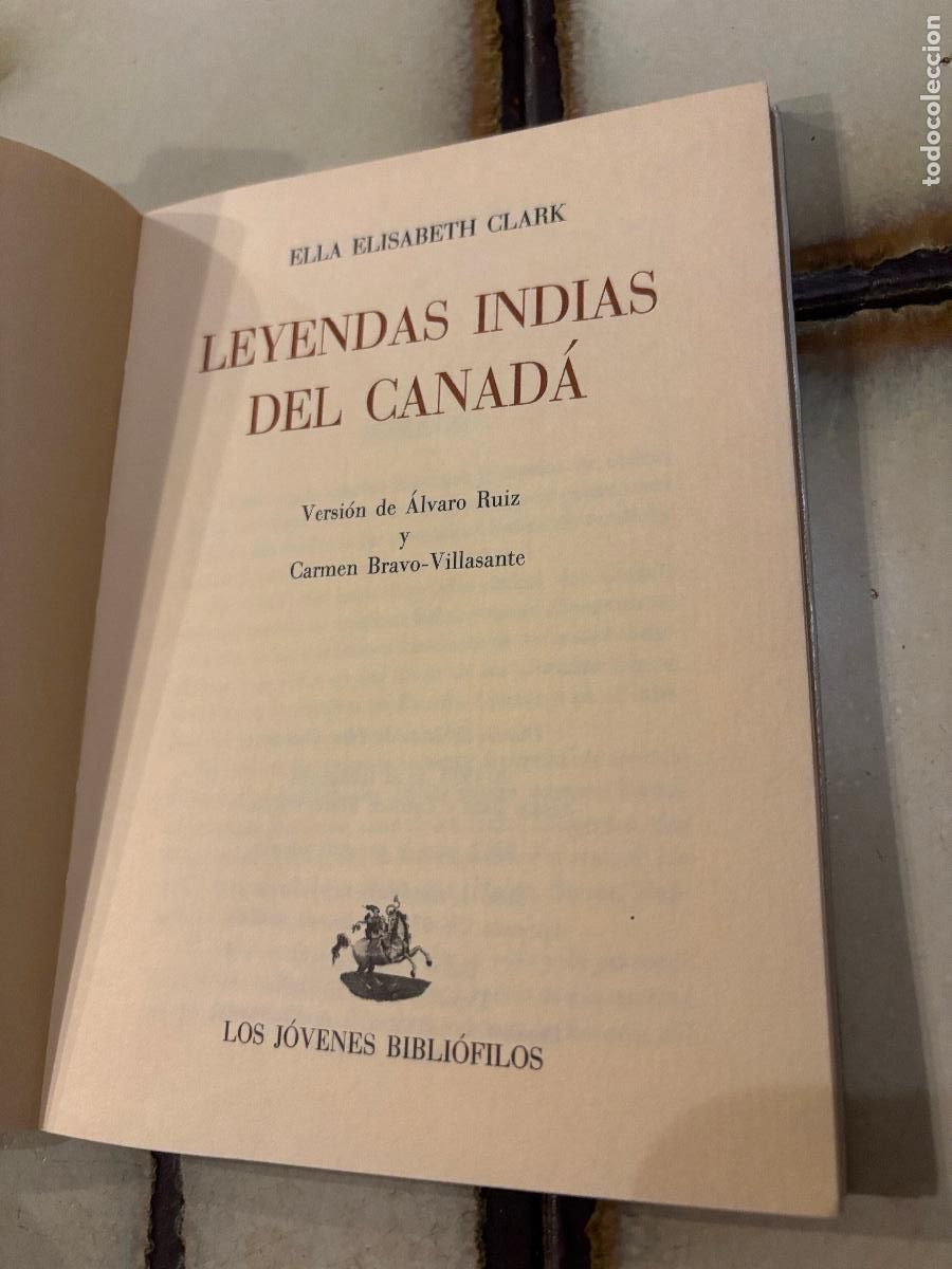 Libros de segunda mano: Leyendas de los indios del Canad&aacute;. Ella Elizabeth Clark - Foto 3
