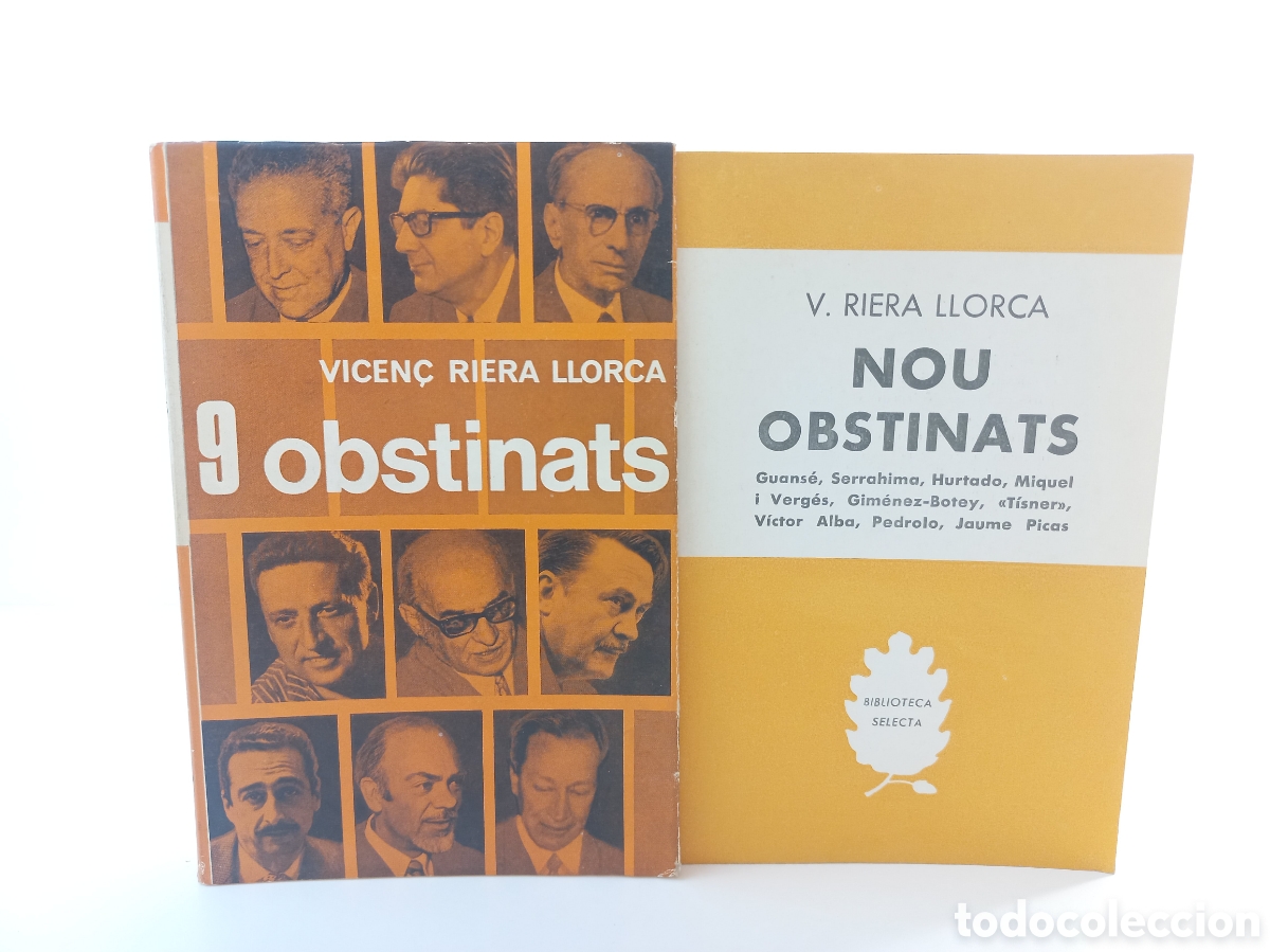 Libros de segunda mano: 9 obstinats. Vicen&ccedil; Riera Llorca. Selecta, primera edici&oacute;n, 1971. Catal&aacute;n.