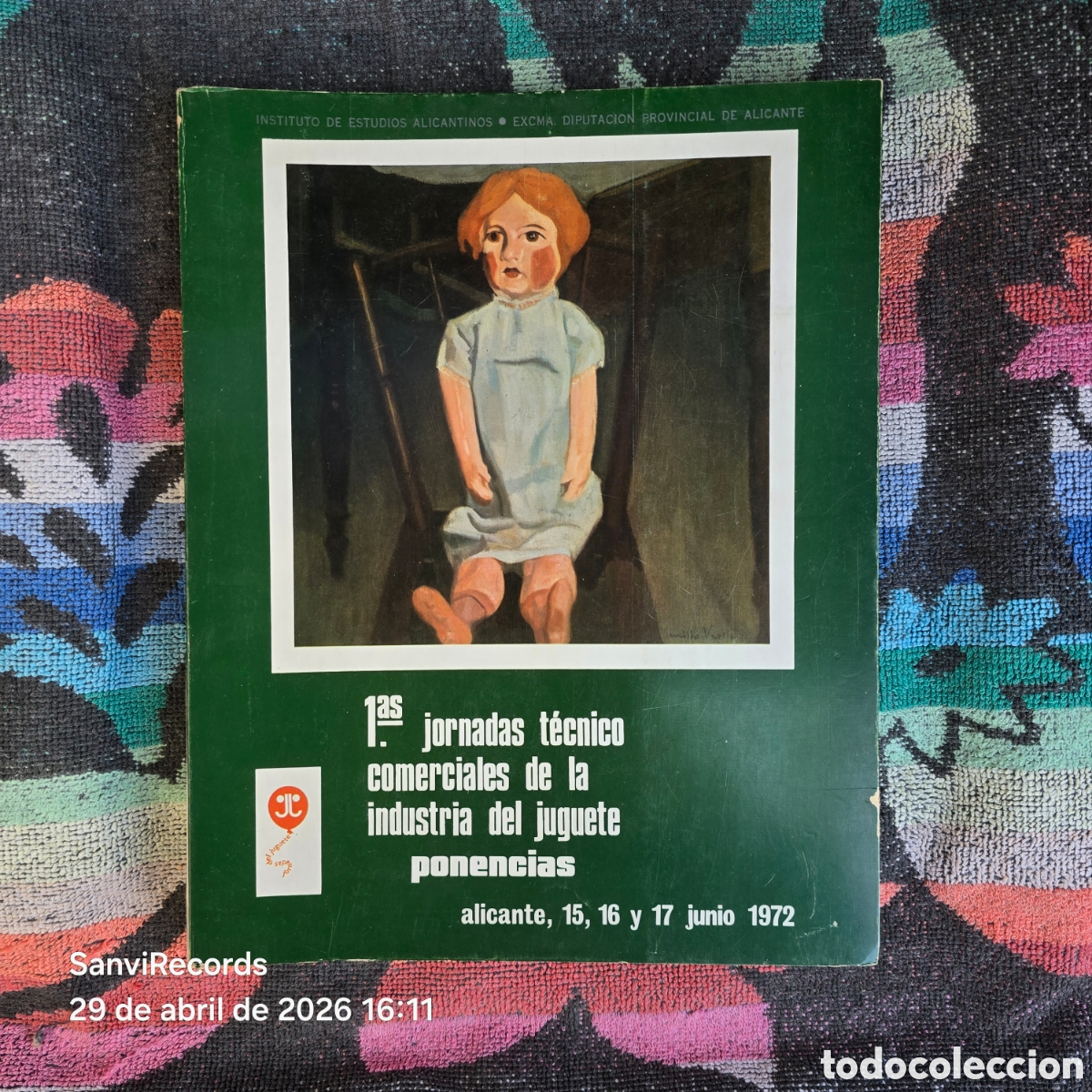 Libros de segunda mano: 1&ordf; JORNADAS T&Eacute;CNICO COMERCIALES DE LA INDUSTRIA DEL JUGUETE (INSTITUTO DE ESTUDIOS ALICANTINOS)