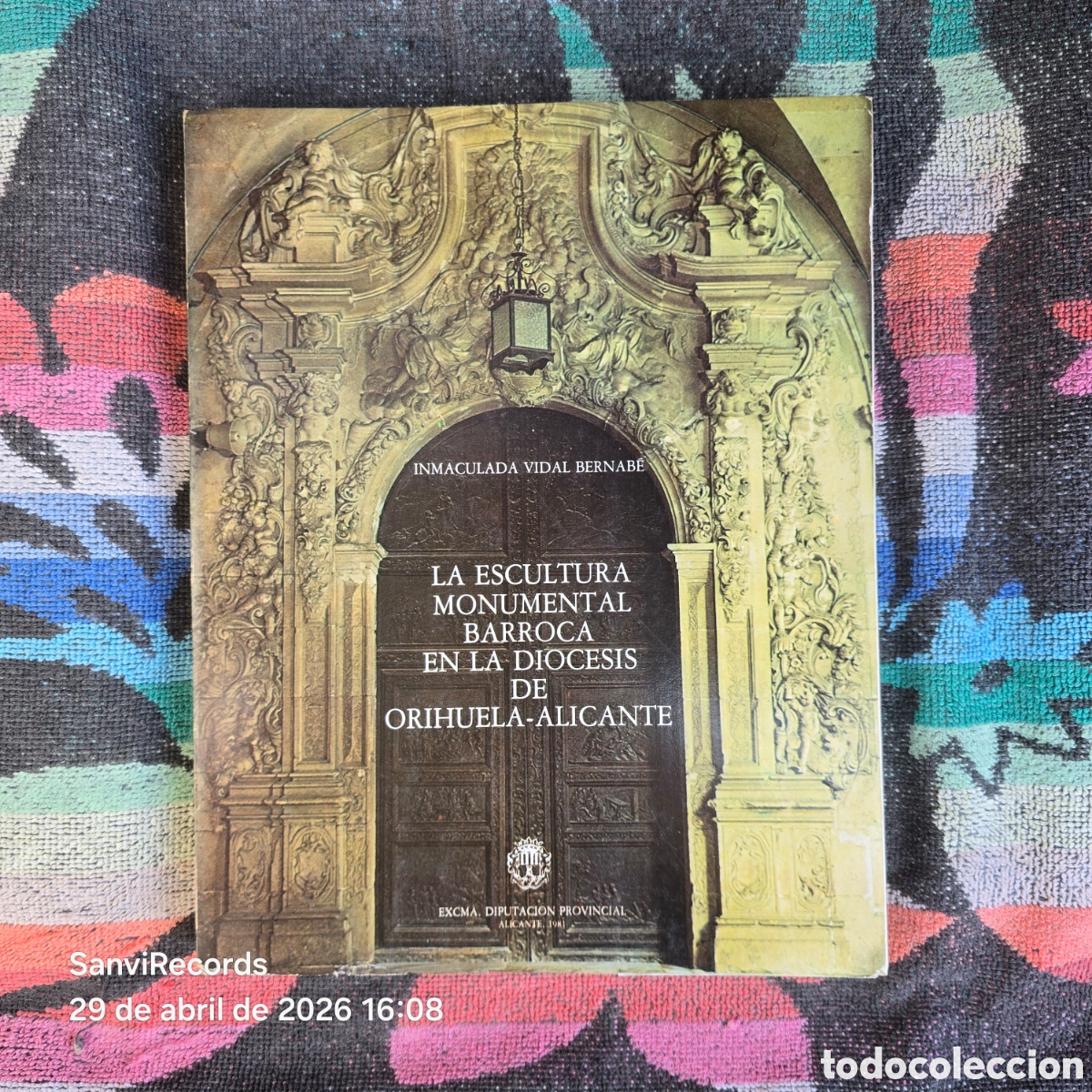 Libros de segunda mano: LA ESCULTURA MONUMENTAL BARROCA EN LA DI&Oacute;CESIS DE ORIHUELA-ALICANTE (INMACULADA VIDAL BERNAB&Eacute;)