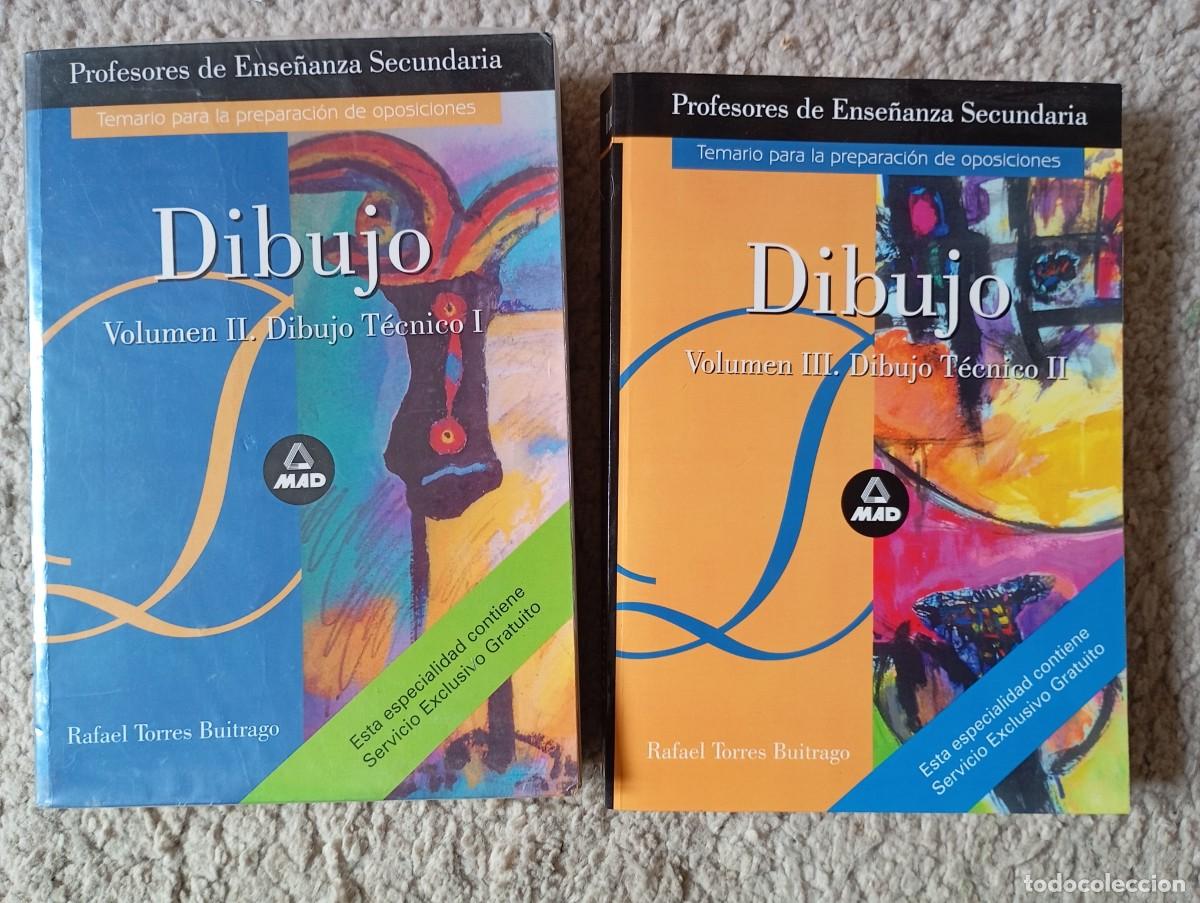 Libros de segunda mano: Oposiciones Dibujo. Volumen II y III dibujo tecnico