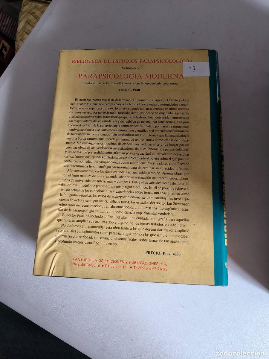 Libros de segunda mano: LA PARAPSICOLOGIA MODERNA J. G. PRATT - Foto 2