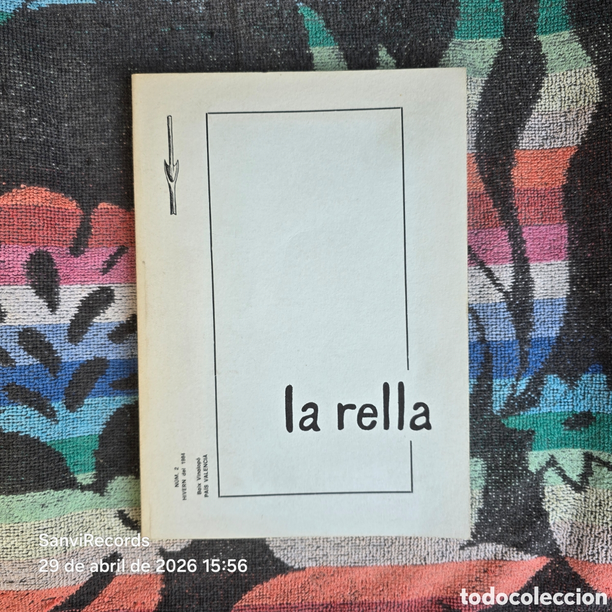 Libros de segunda mano: LA RELLA 2 (HIVERN DEL 1984) (BAIX VINALOP&Oacute;, PAIS VALENCIA)