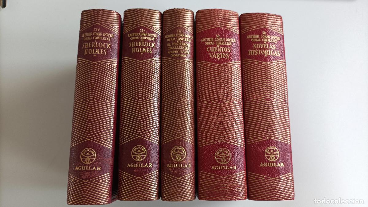 Libros de segunda mano: Joya n090-094, Obras Completas de Conan Doyle, PRIMERA EDICI&Oacute;N, Aguilar