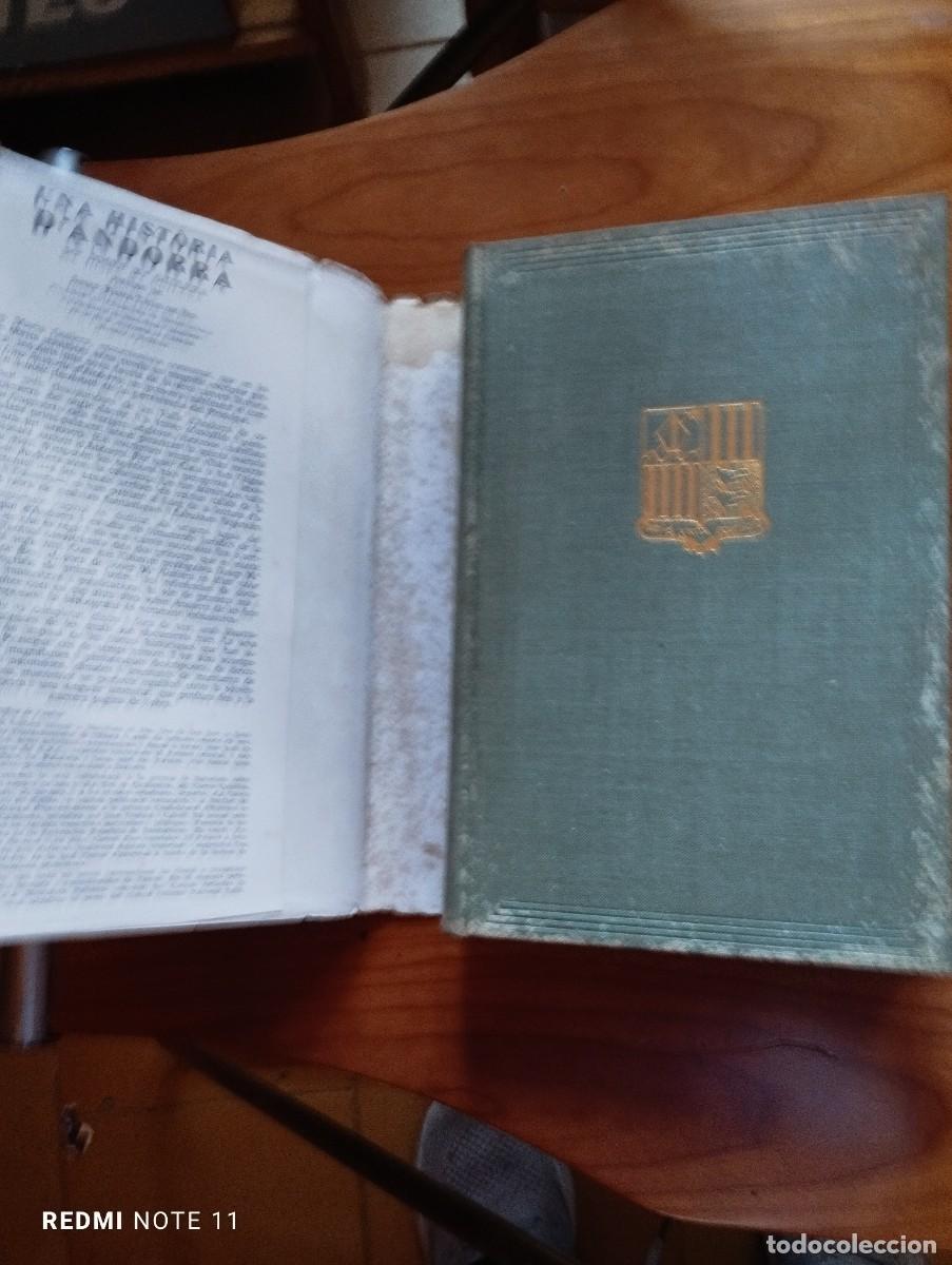 Libros de segunda mano: UNA HISTORIA D'ANDORRA -J M GUILERA -PROLEG DE JM TRIAS DE BES -AEDOS -1a EDICIO, 1970