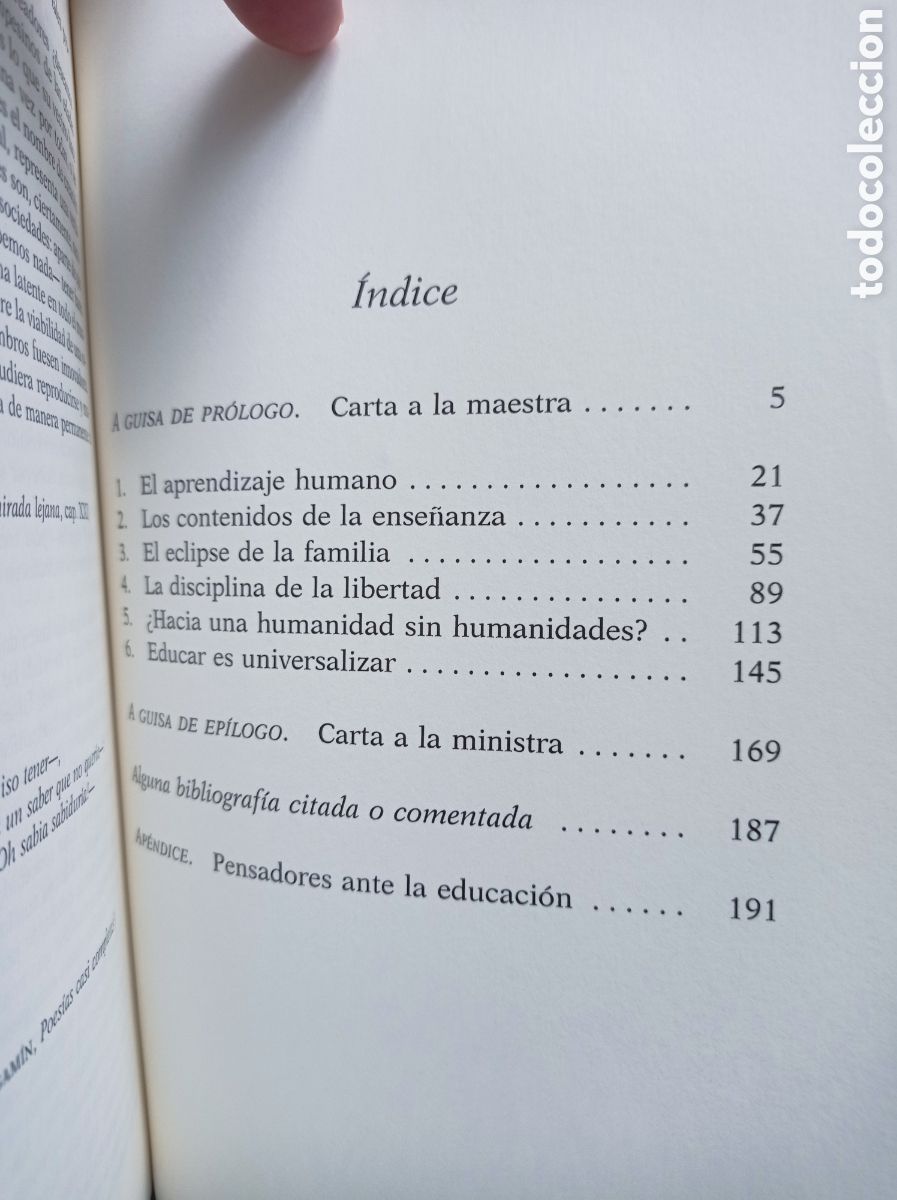Libros de segunda mano: FERNANDO SAVATER. EL VALOR DE EDUCAR. - Foto 5