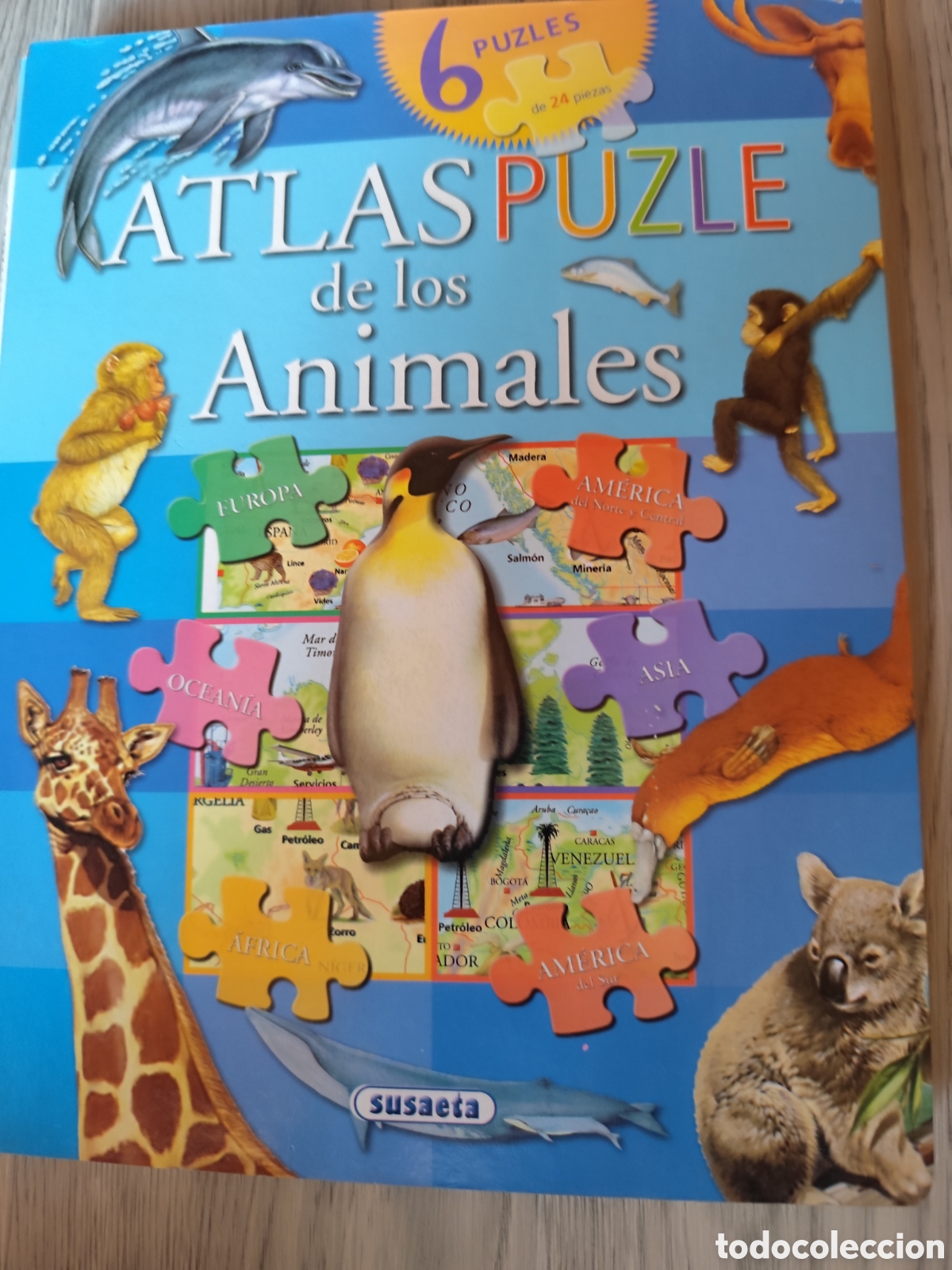 Libros de segunda mano: ATLASPUZLE DE LOS ANIMALES RF241G