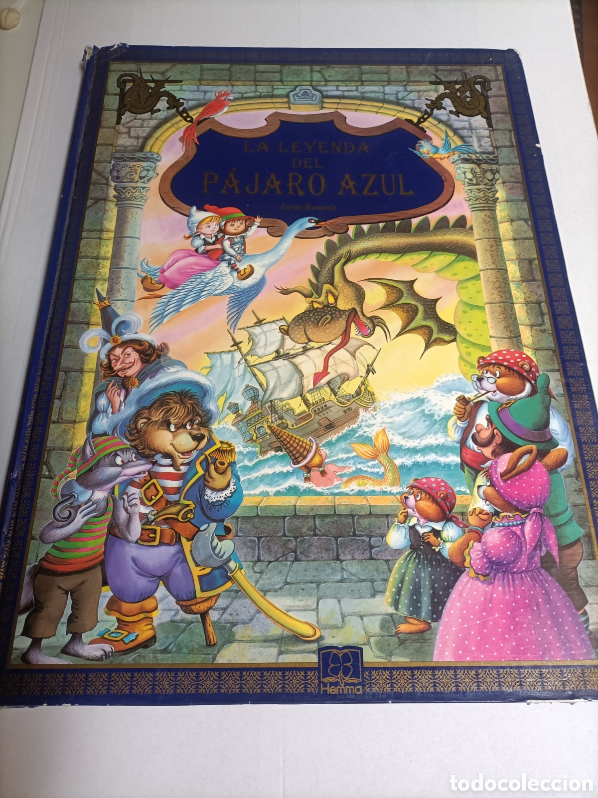 Libri di seconda mano: La leyenda del P&aacute;jaro azul Carlos Busquets . Gran tama&ntilde;o 50 x 37 cm