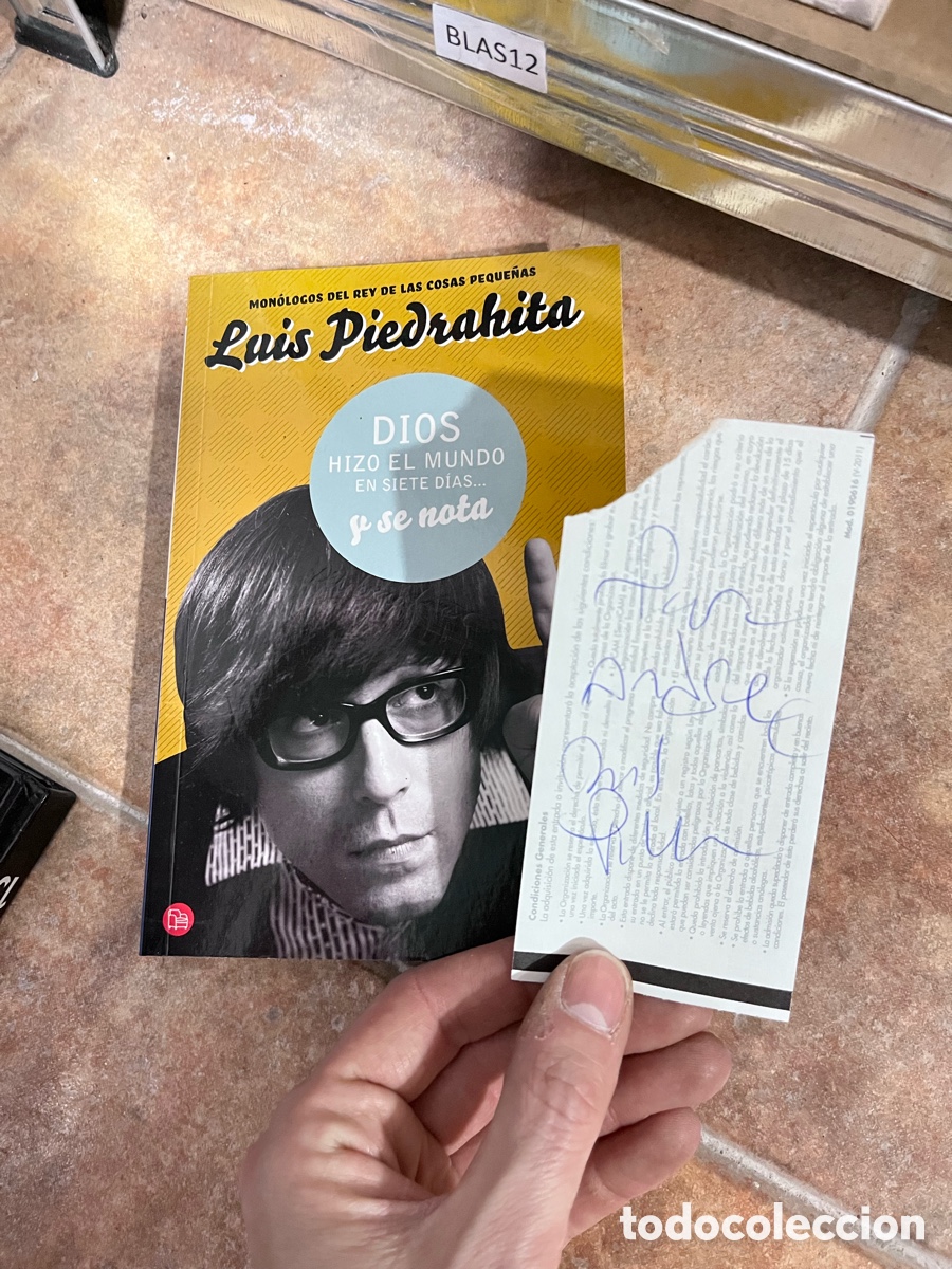 Libros de segunda mano: BLAS12 MON&Oacute;LOGOS DEL REY DE LAS COSAS PEQUE&Ntilde;AS Quis Piedrahita (con entrada de teatro dedicada)