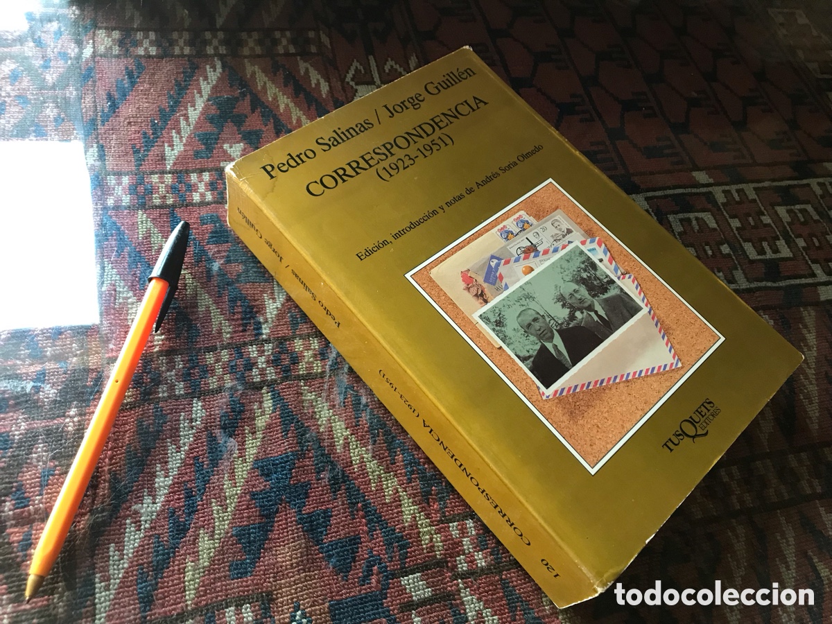 Libros de segunda mano: Correspondencia (1923-1951). Pedro Salinas/Jorge Guill&eacute;n. Tusquets editores n&ordm; 120