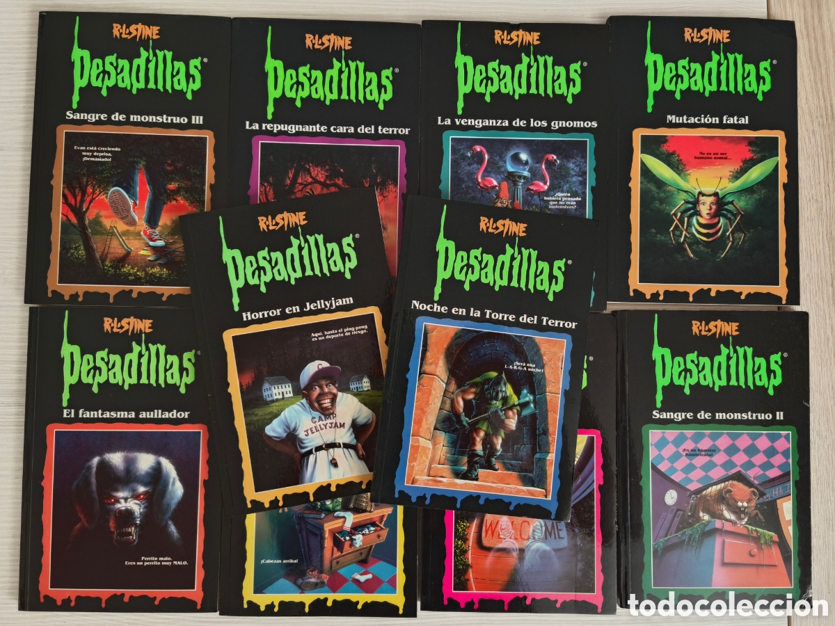 Libros de segunda mano: PESADILLAS R.L. STINE PRIMERA PLANA