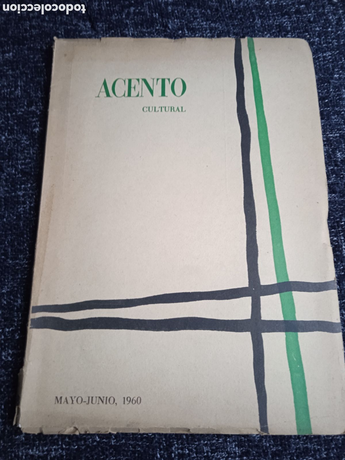 Libros de segunda mano: REVISTA ACENTO CULTURAL. MAYO - JUNIO 1960